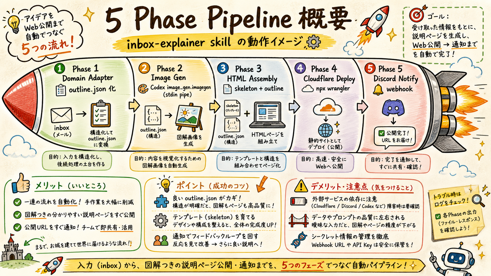 5 phase pipeline